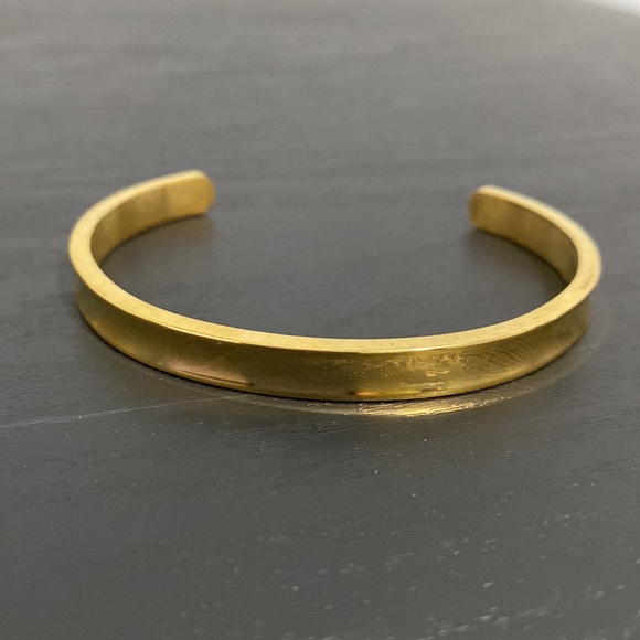 Lot of 6 Gold Tone Cuff Bracelets and Bangles - Picture 11 of 14